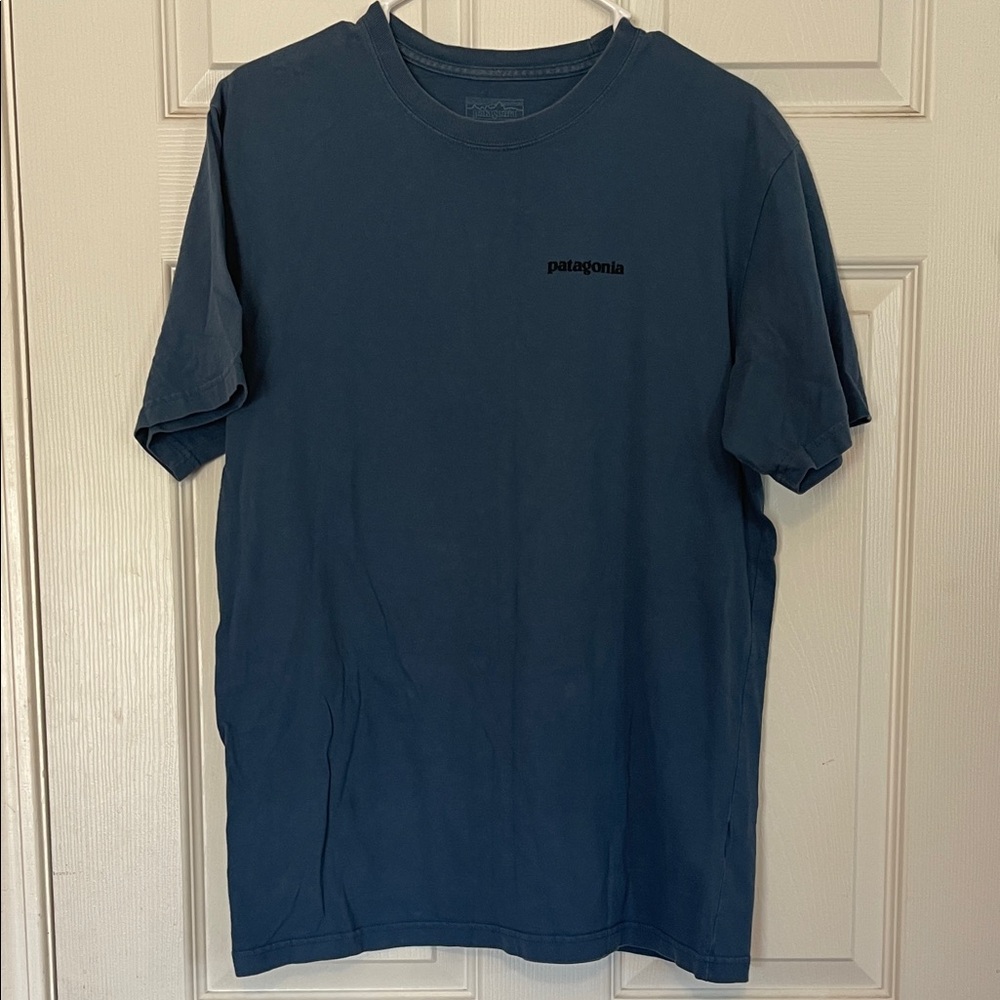Patagonia Men's Deep Blue Short Sleeve Regular Fit Tee